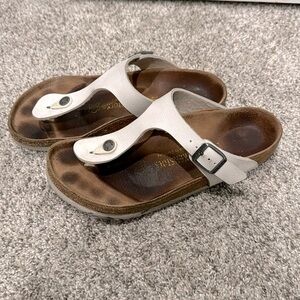 Women’s Birkenstocks in a size 38.